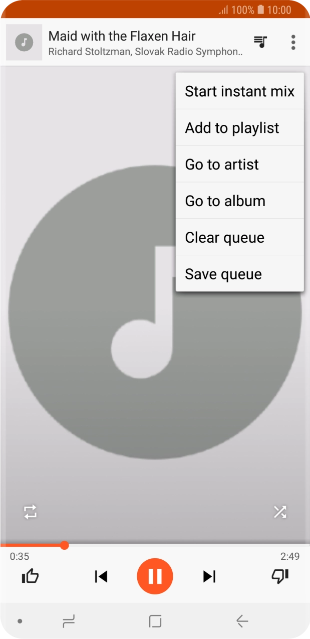 Press Add to playlist.