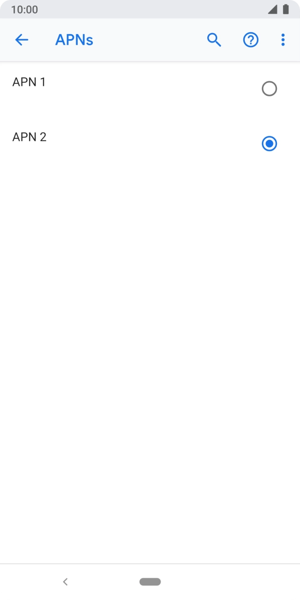 Press the Home key to return to the home screen.