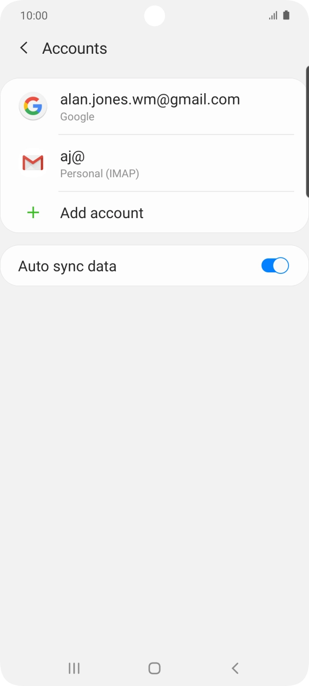 Press the Home key to return to the home screen.