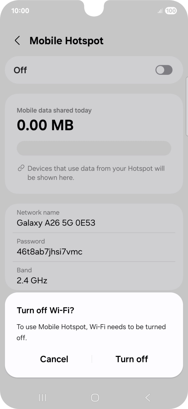 Press the Home key to return to the home screen.
