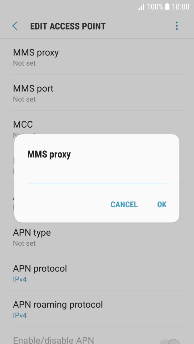 Key in 82.132.254.1 and press OK.