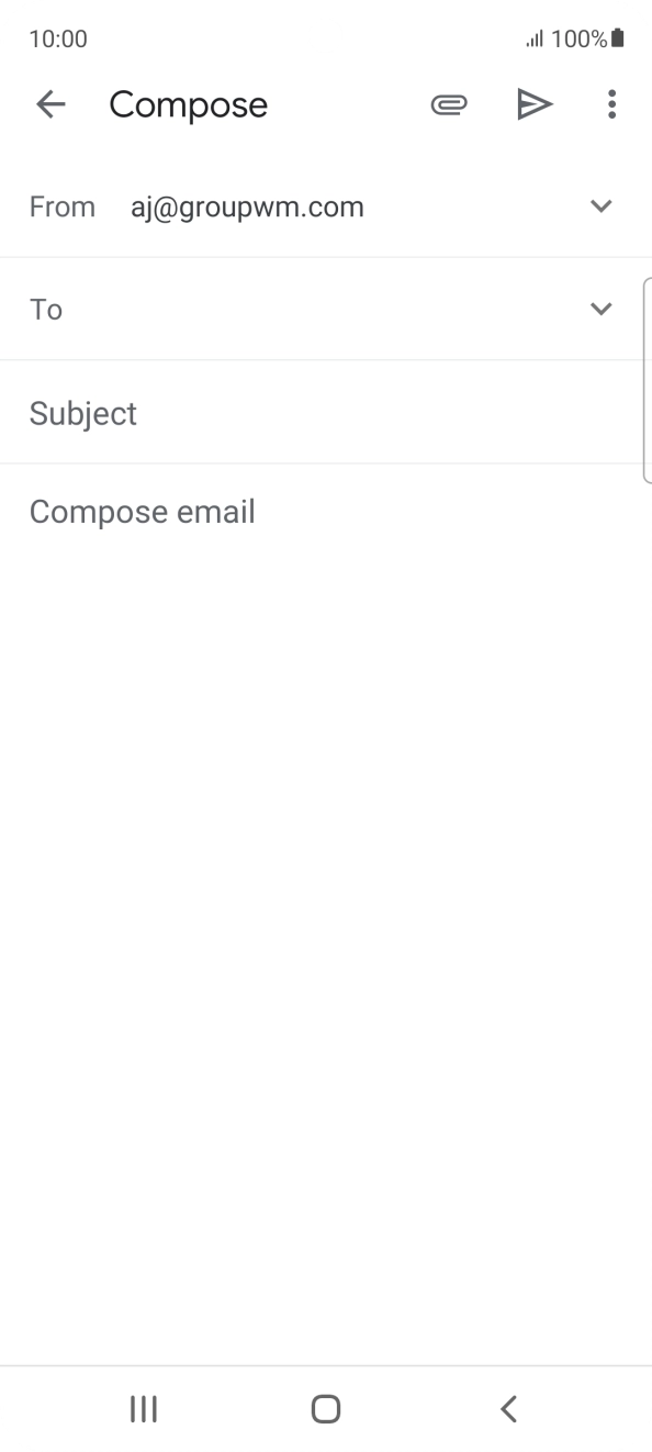 Press the field next to 'To' and key in the first letters of the recipient's name.