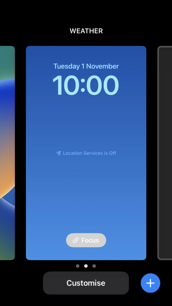 Press Focus. Press Focus.