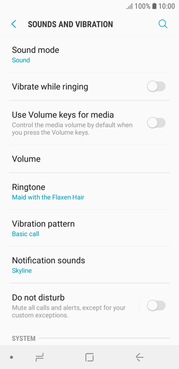 Press the Home key to return to the home screen.