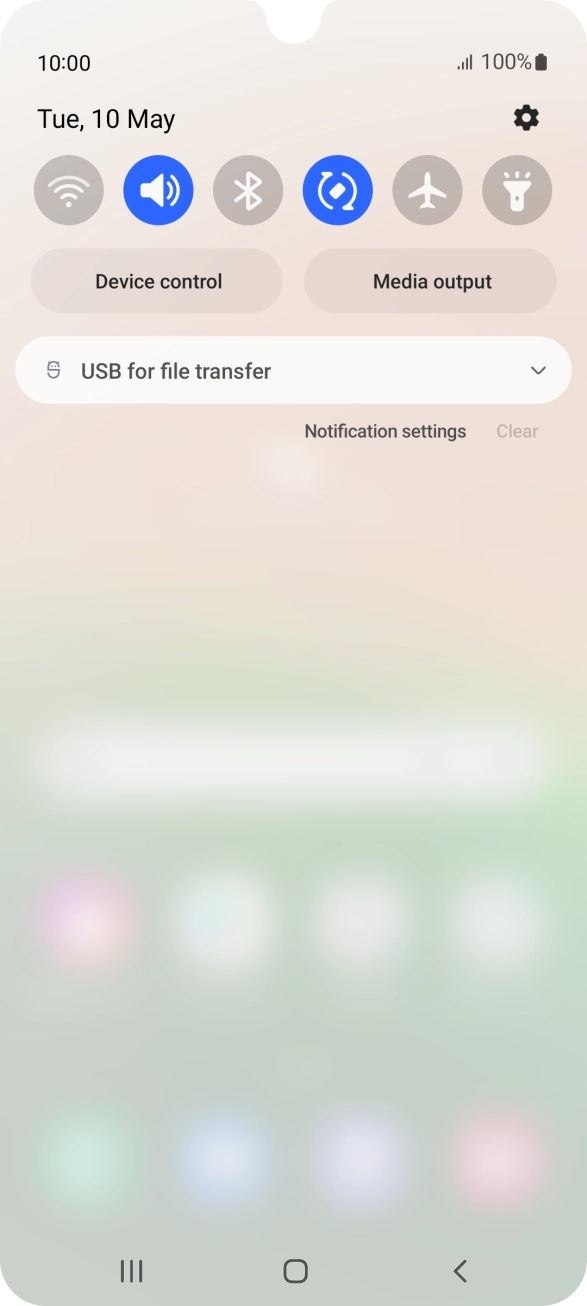 Press the drop down list. Press the drop down list.