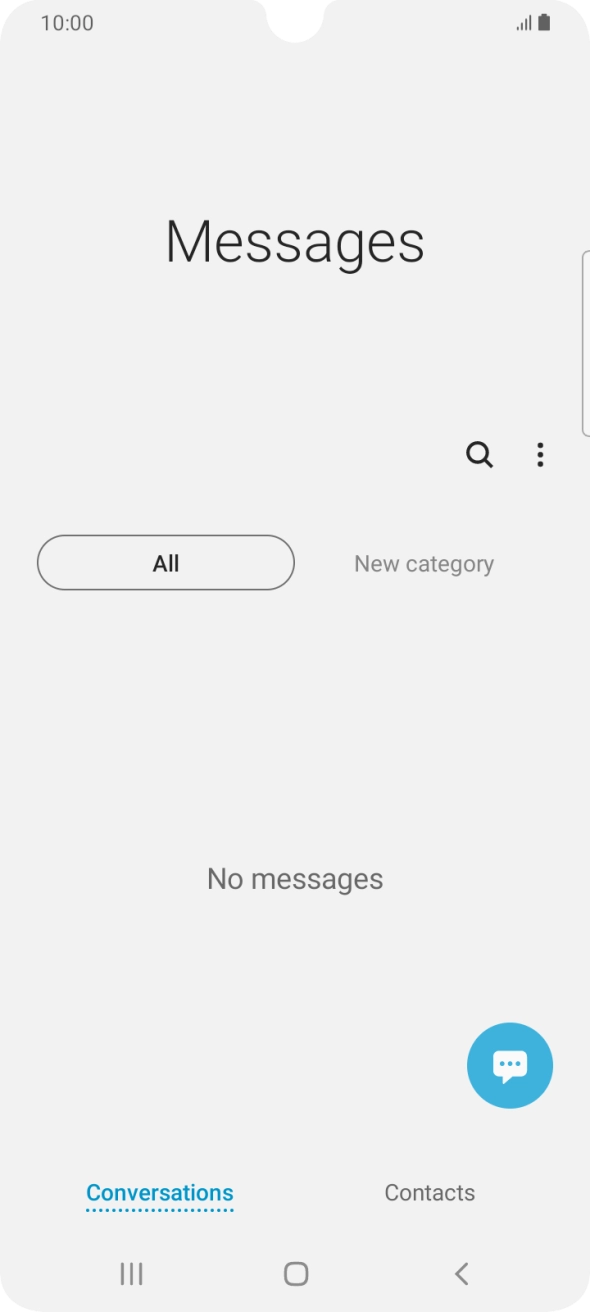 Press the new message icon.