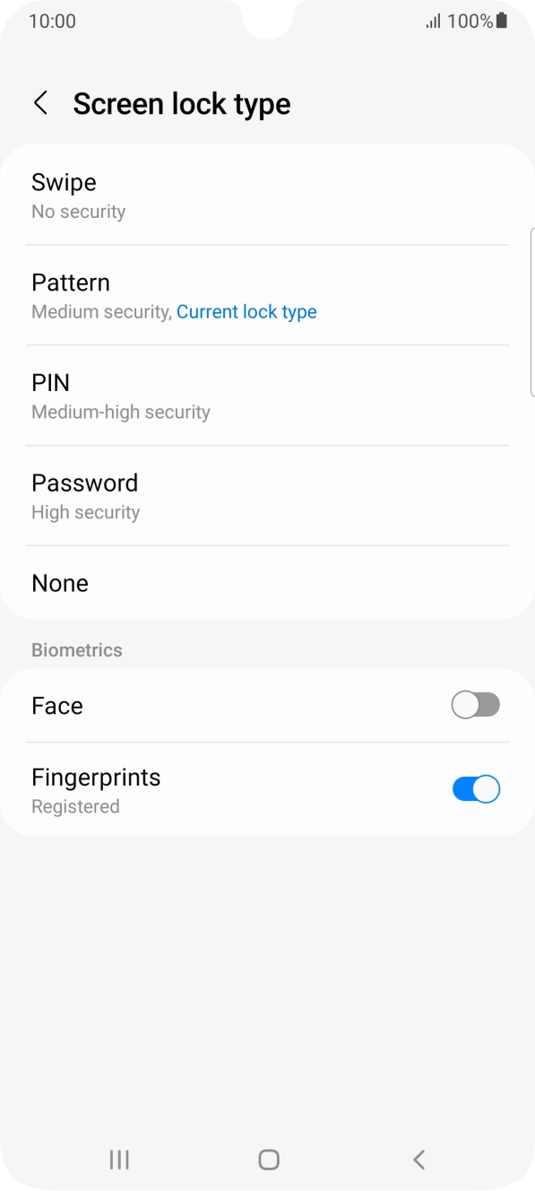 Press None. Press None.