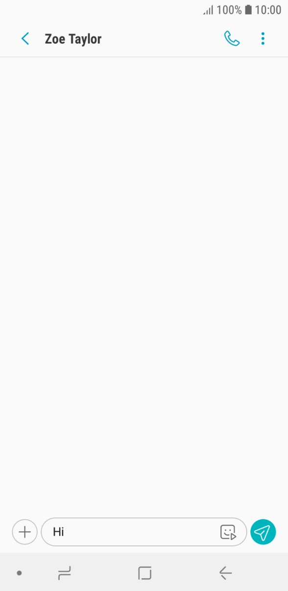 Press the attachment icon. Press the attachment icon.