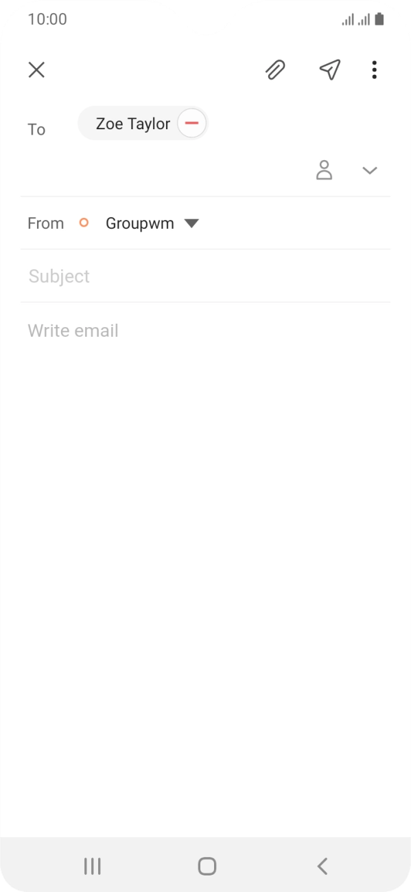Press Subject and key in the required subject. Press Subject and key in the required subject.