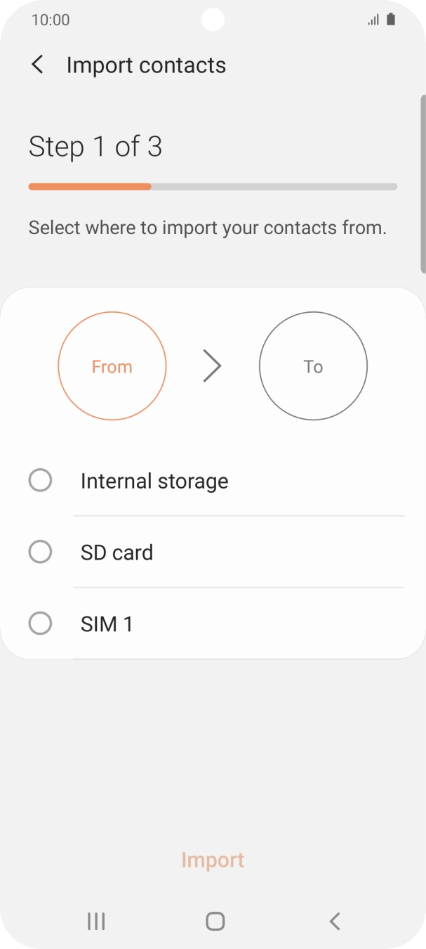 Press the name of the SIM.