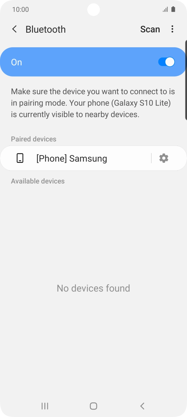 Press the Home key to return to the home screen.