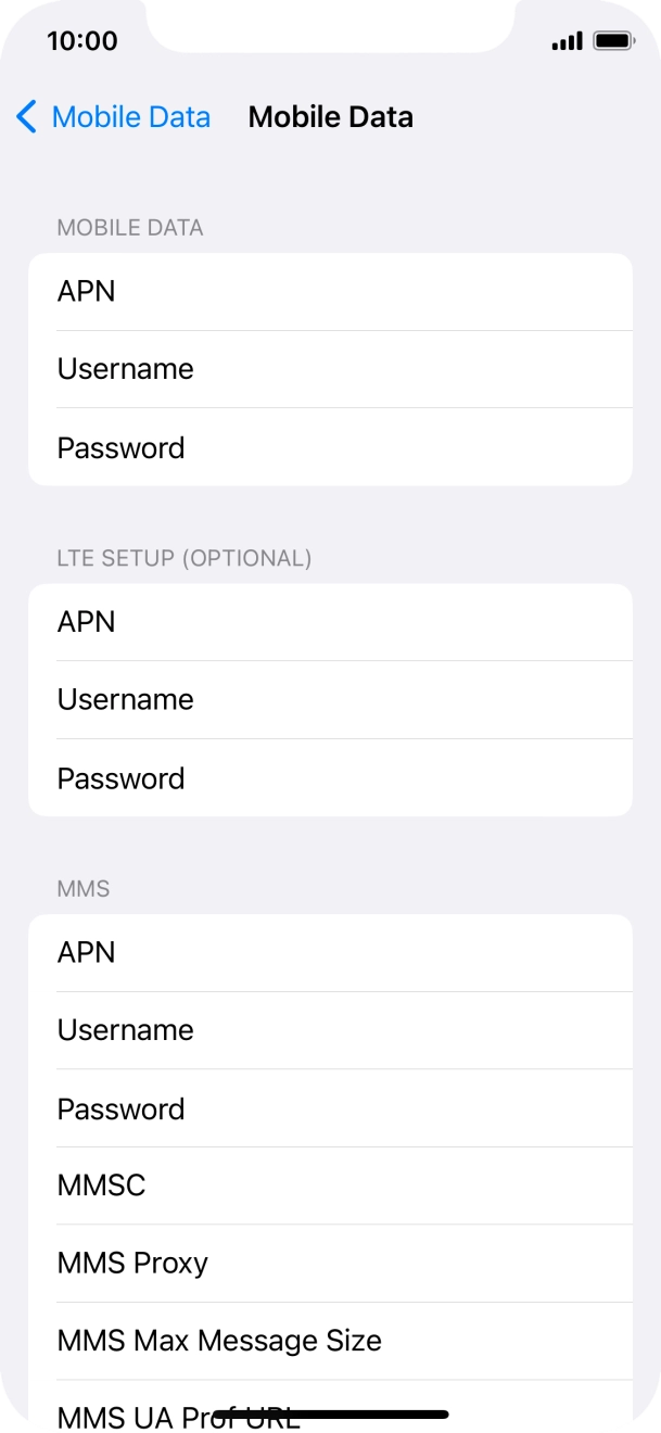 Press APN and key in wap.o2.co.uk. Press APN and key in wap.o2.co.uk.