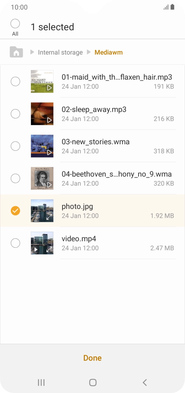 Press Done. Press Done.