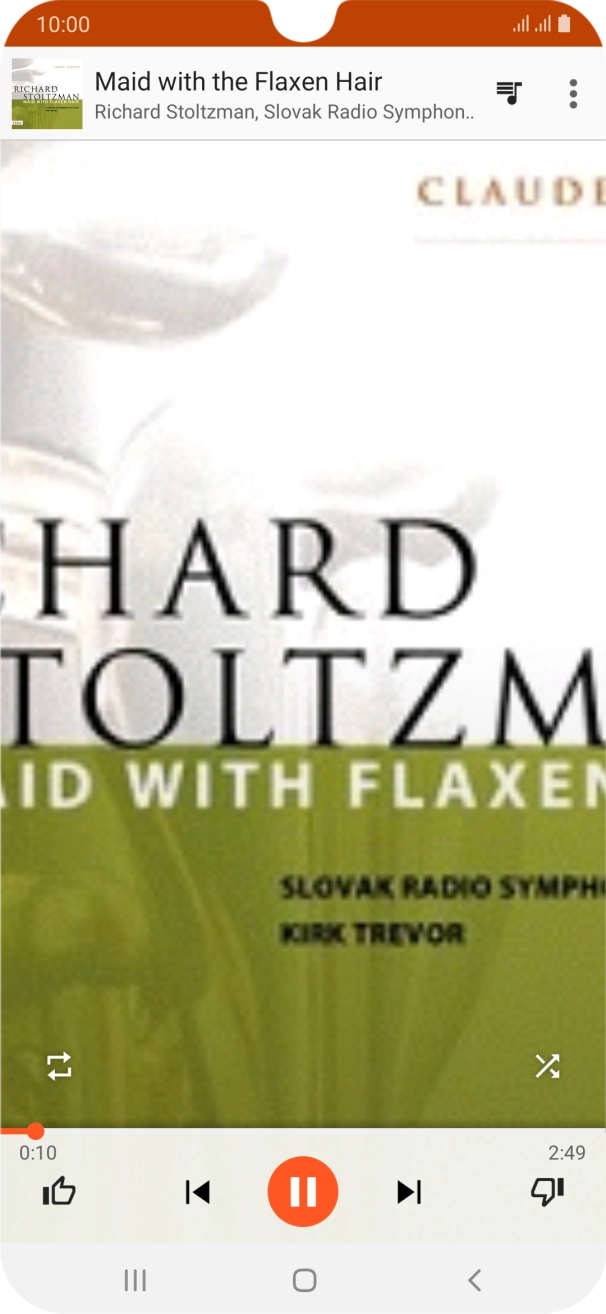 Press arrow right to go to the next audio file. Press arrow right to go to the next audio file.