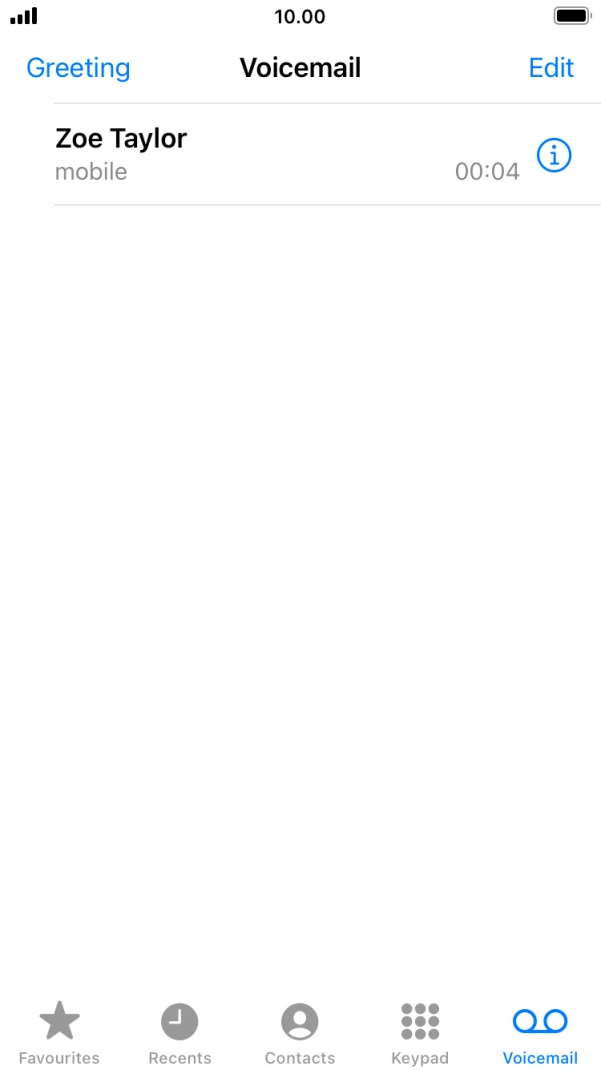 Press the required message. Press the required message.