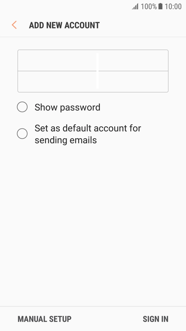 Press SIGN IN. Press SIGN IN.