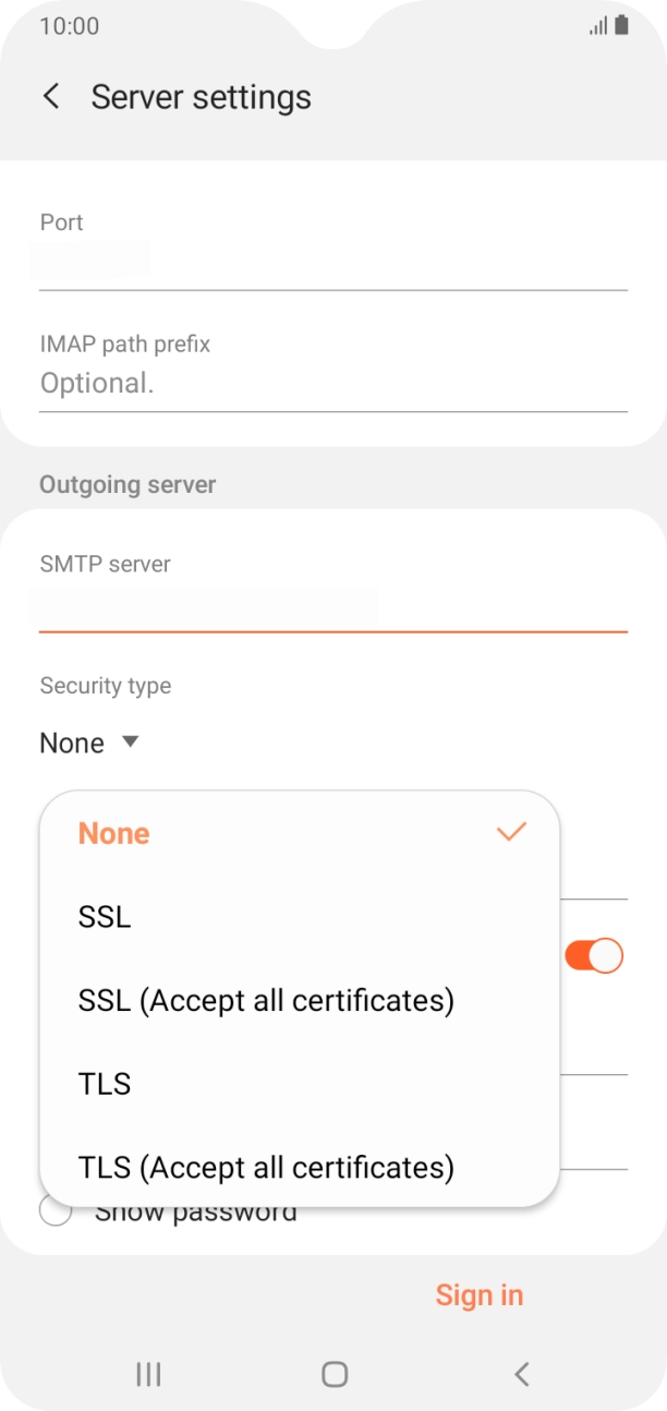 Press None to turn off the function. Press None to turn off the function.