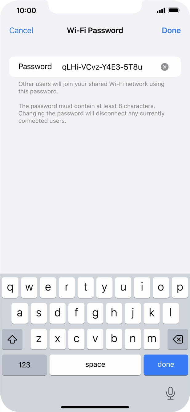 Press Done. Press Done.