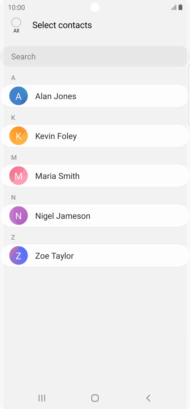 Press the field above 'All'.