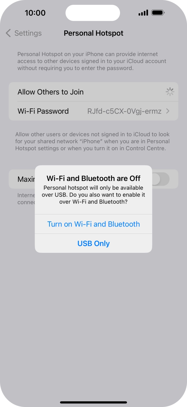 If WiFi is turned off, press Turn on Wi-Fi and Bluetooth. If WiFi is turned off, press Turn on Wi-Fi and Bluetooth.