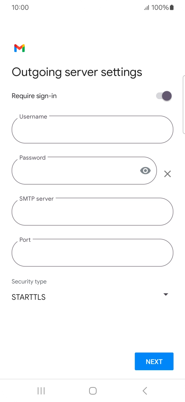 Press the indicator next to 'Require sign-in' to turn on the function.