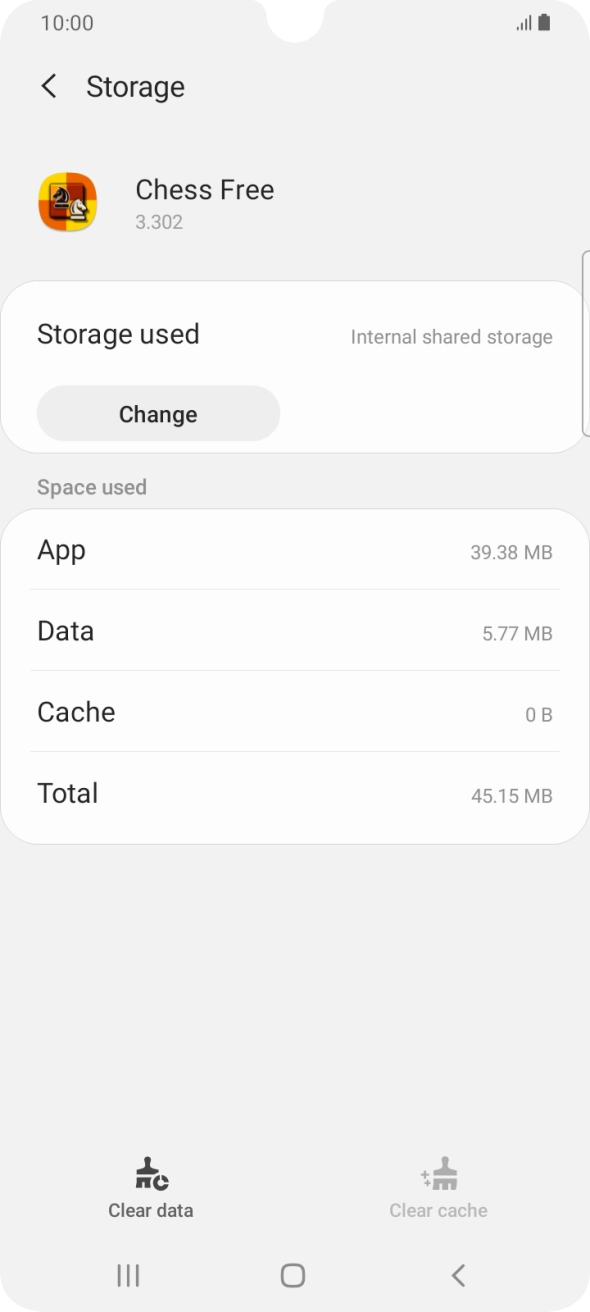 Press the Home key to return to the home screen.
