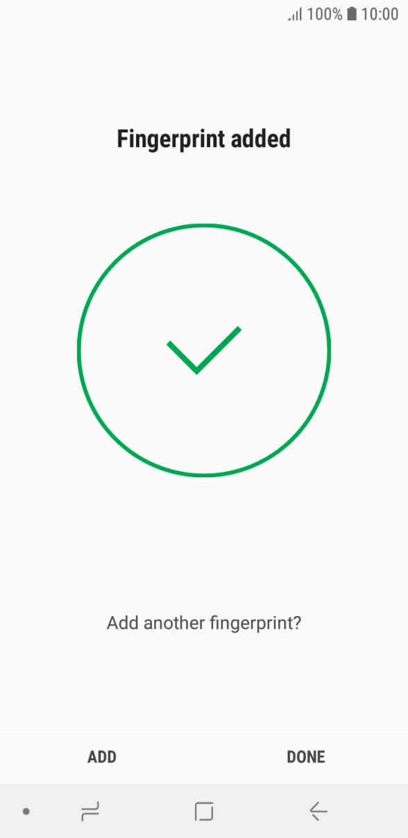 Press DONE. Press DONE.