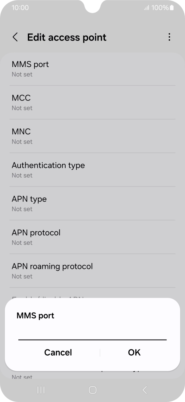 Key in 8080 and press OK. Key in 8080 and press OK.