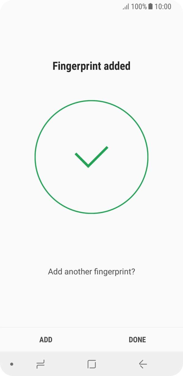 Press DONE. Press DONE.