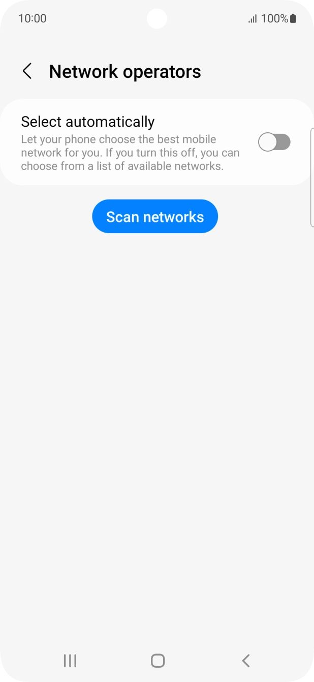 Press the indicator next to 'Select automatically' to turn on the function. Press the indicator next to 'Select automatically' to turn on the function.