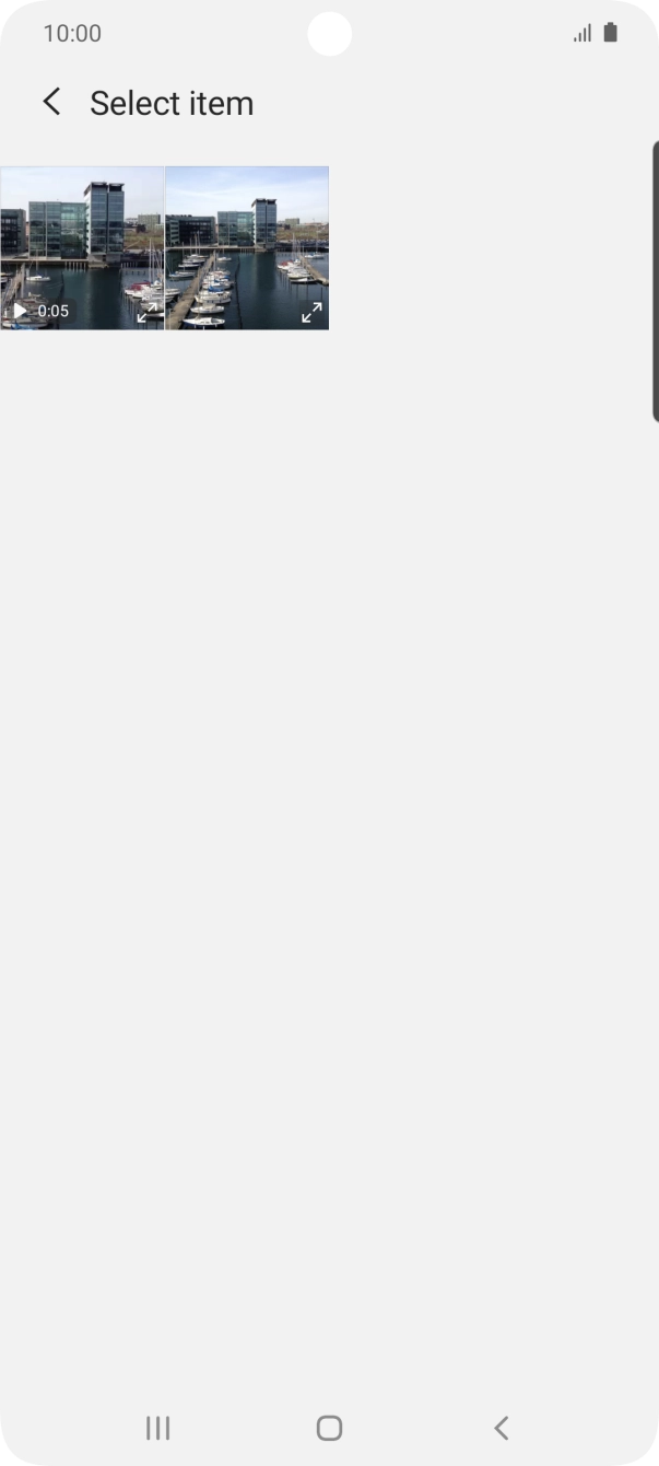 Press the required file.