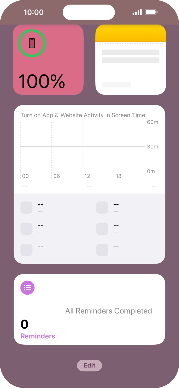 Press Edit. Press Edit.