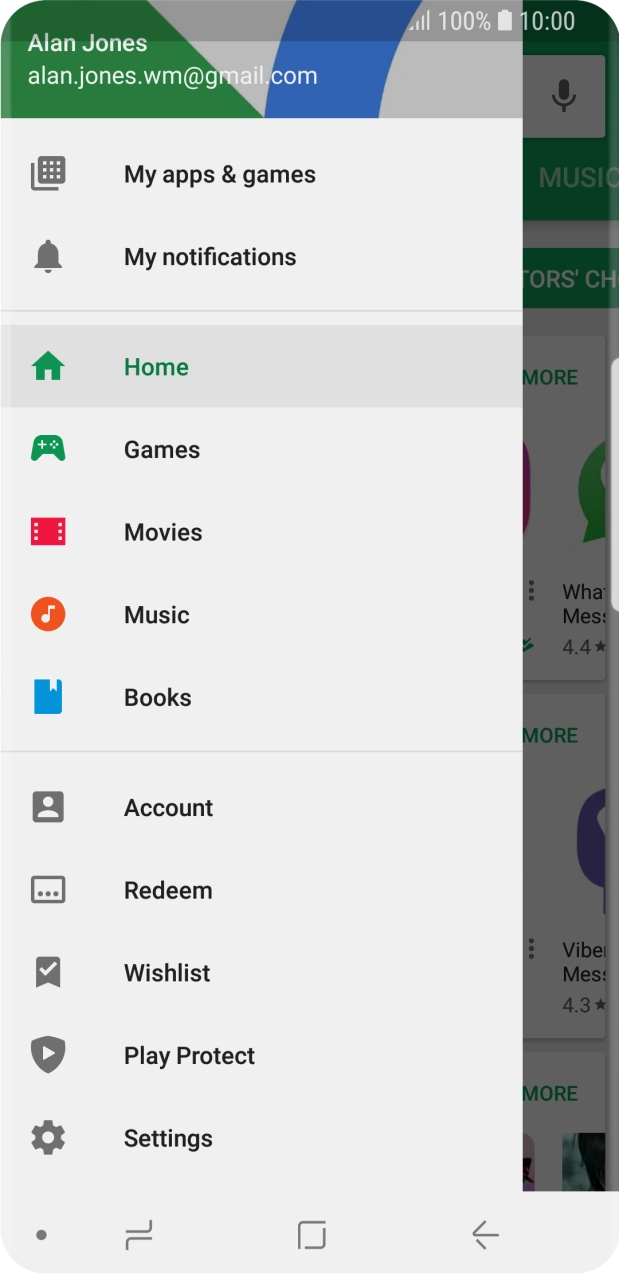 Press Settings. Press Settings.