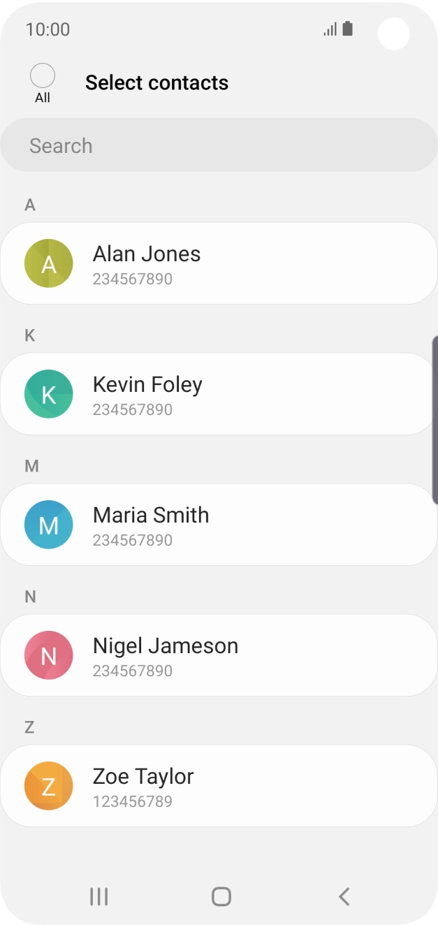 Press the field above 'All'.