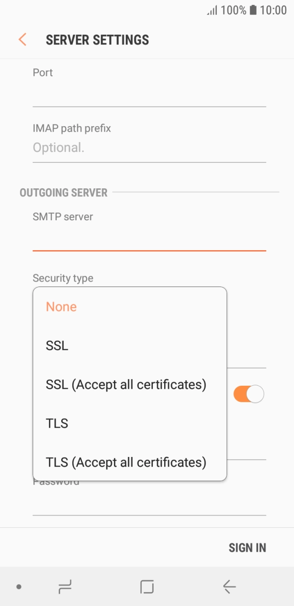 Press None to turn off the function. Press None to turn off the function.