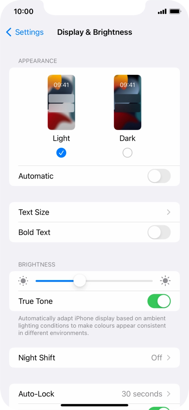 Press Dark. Press Dark.