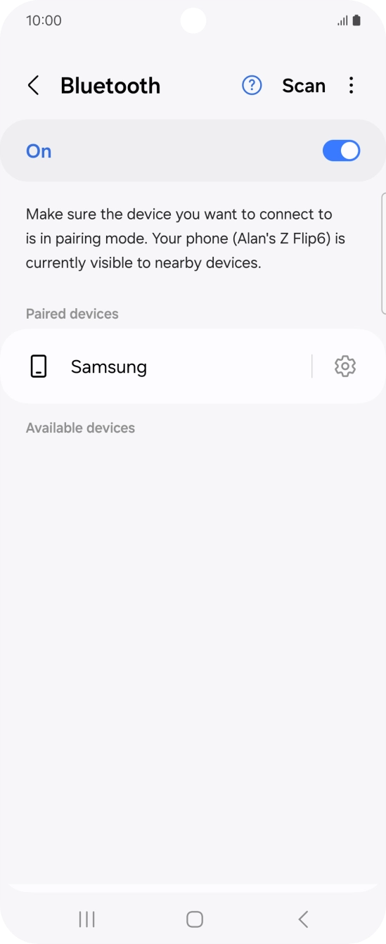 Press the Home key to return to the home screen.