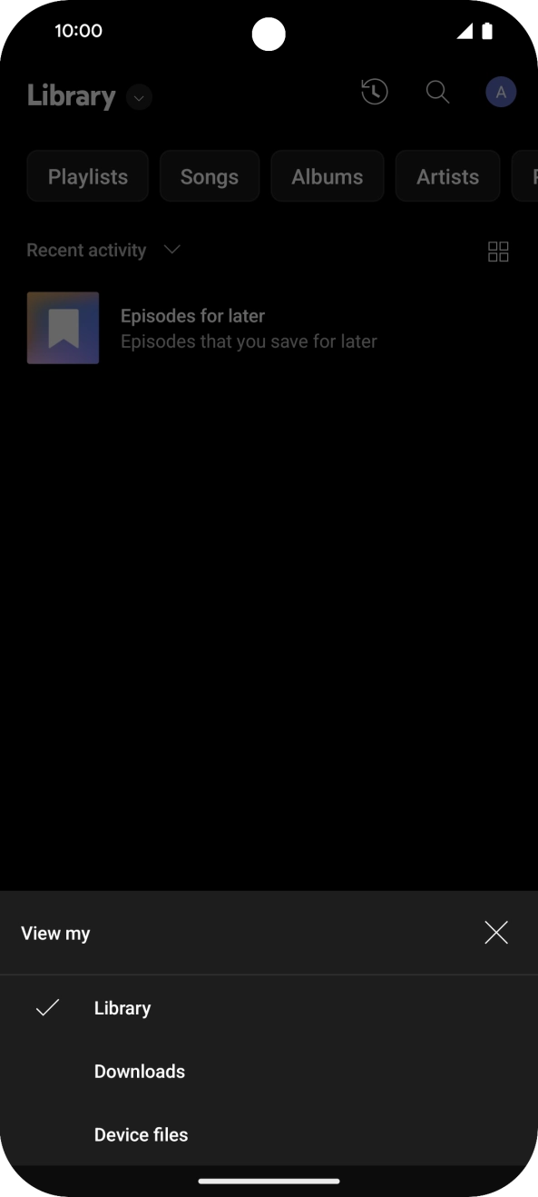 Press the required category and go to the required audio file. Press the required category and go to the required audio file.