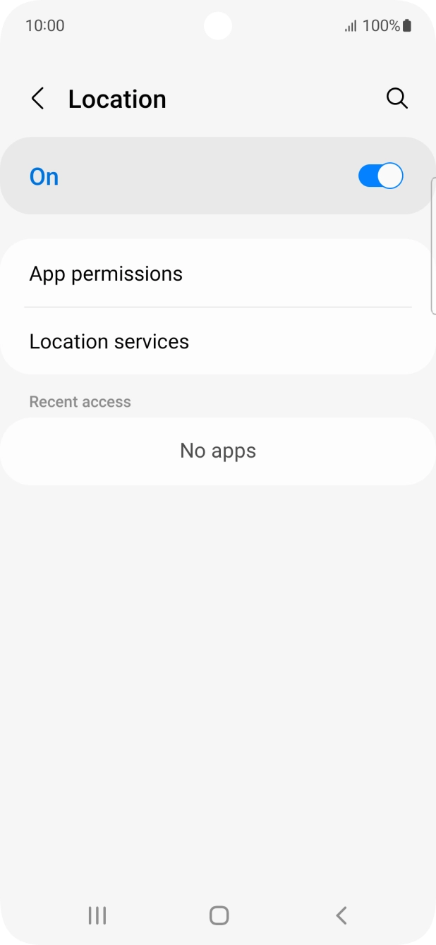 Press App permissions. Press App permissions.