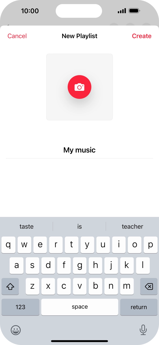 Press Create. Press Create.