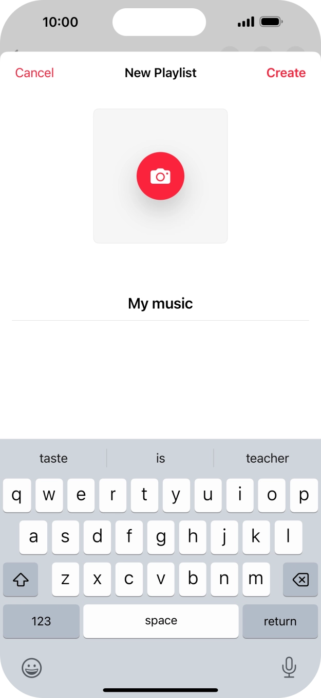Press Create. Press Create.