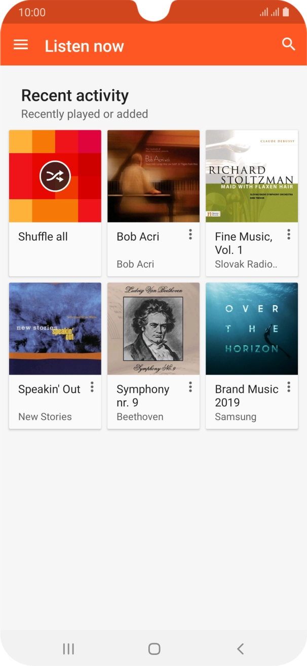 Slide your finger right starting from the left side of the screen. Slide your finger right starting from the left side of the screen.