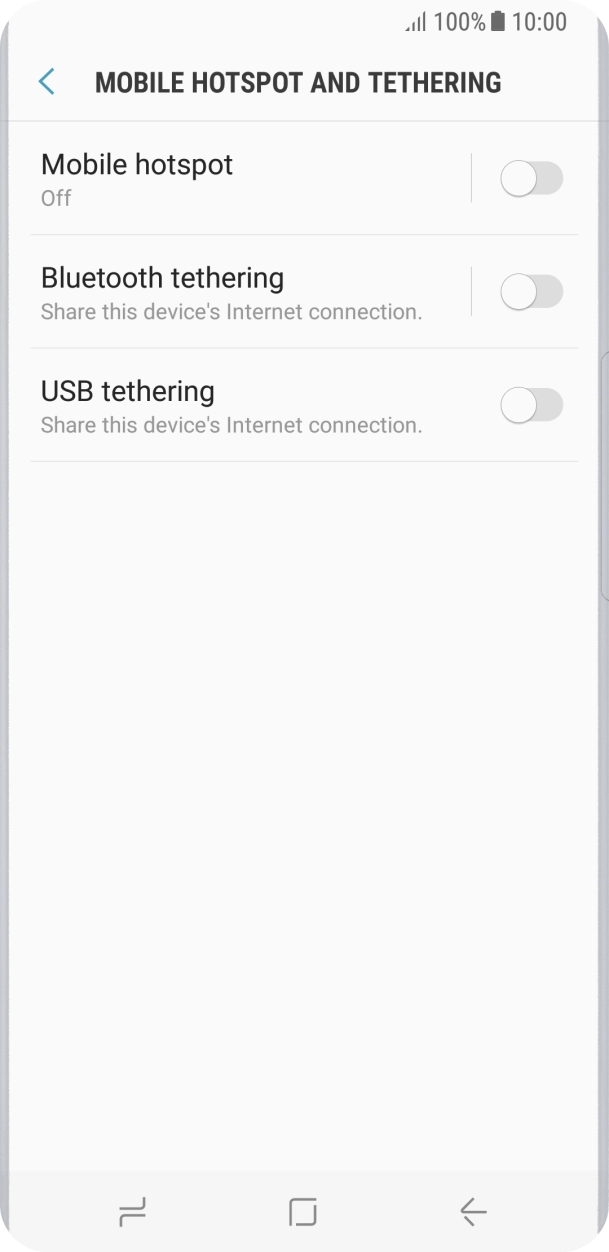 Press Mobile hotspot. Press Mobile hotspot.