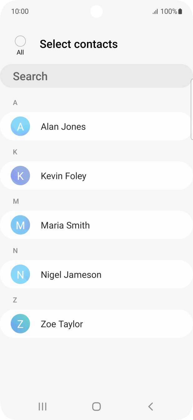 Press the field above 'All'.