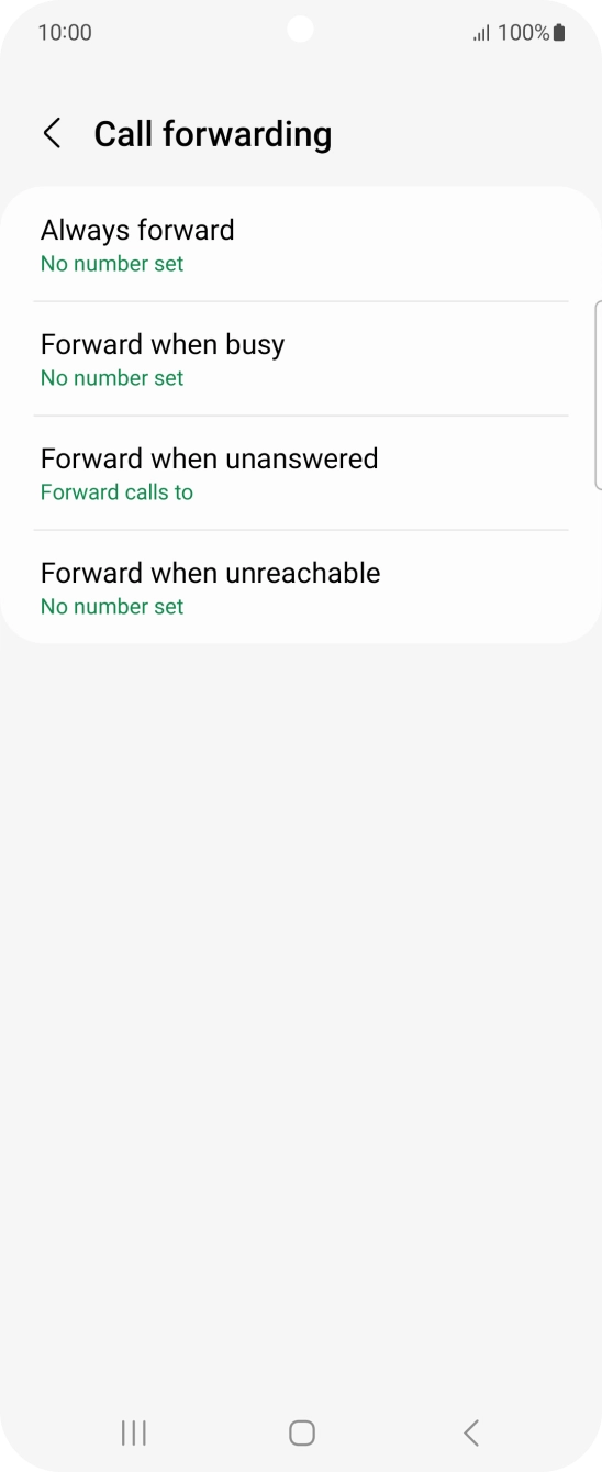 Press the Home key to return to the home screen.