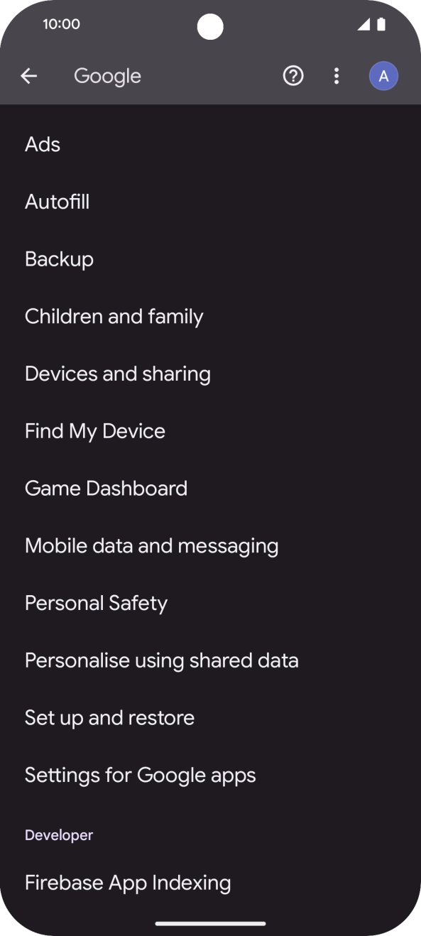 Press Find My Device. Press Find My Device.