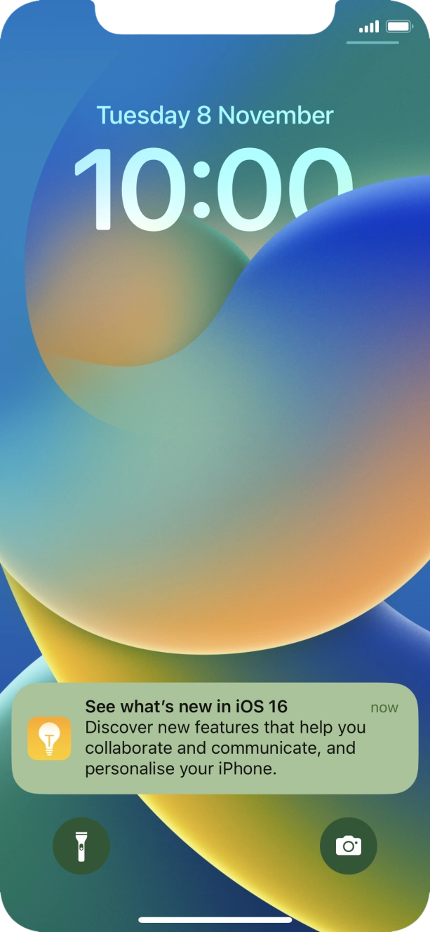 Press the required notification and follow the instructions on the screen to use the selected function. Press the required notification and follow the instructions on the screen to use the selected function.