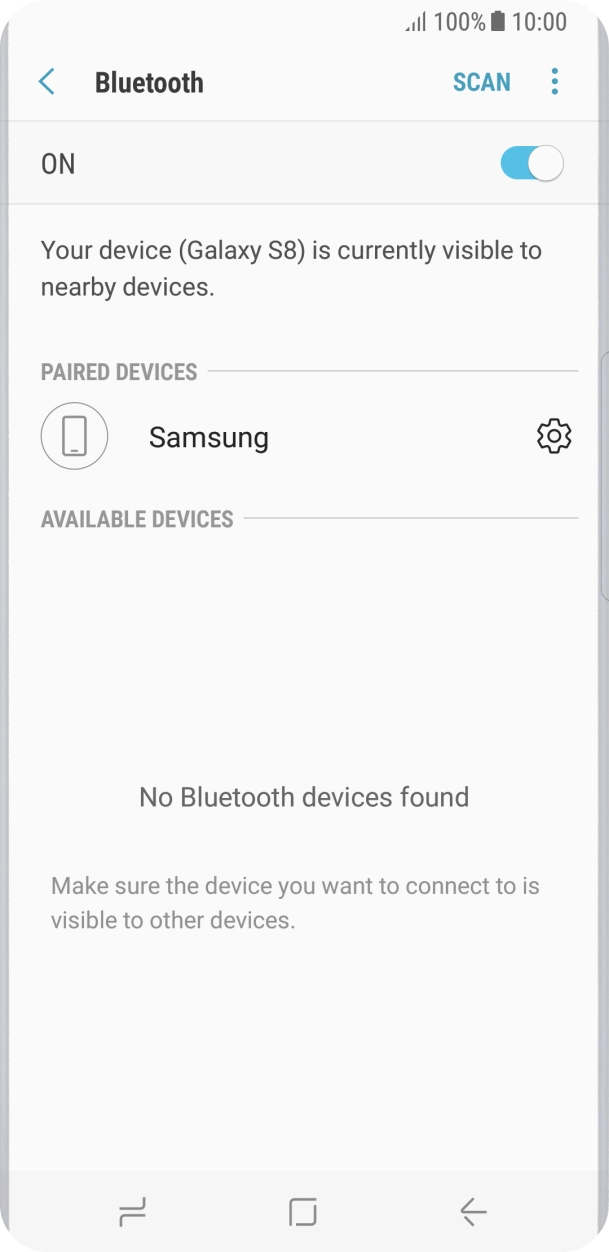 Press the Home key to return to the home screen.