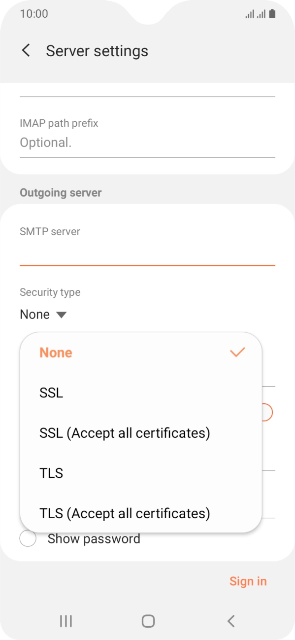 Press None to turn off the function. Press None to turn off the function.
