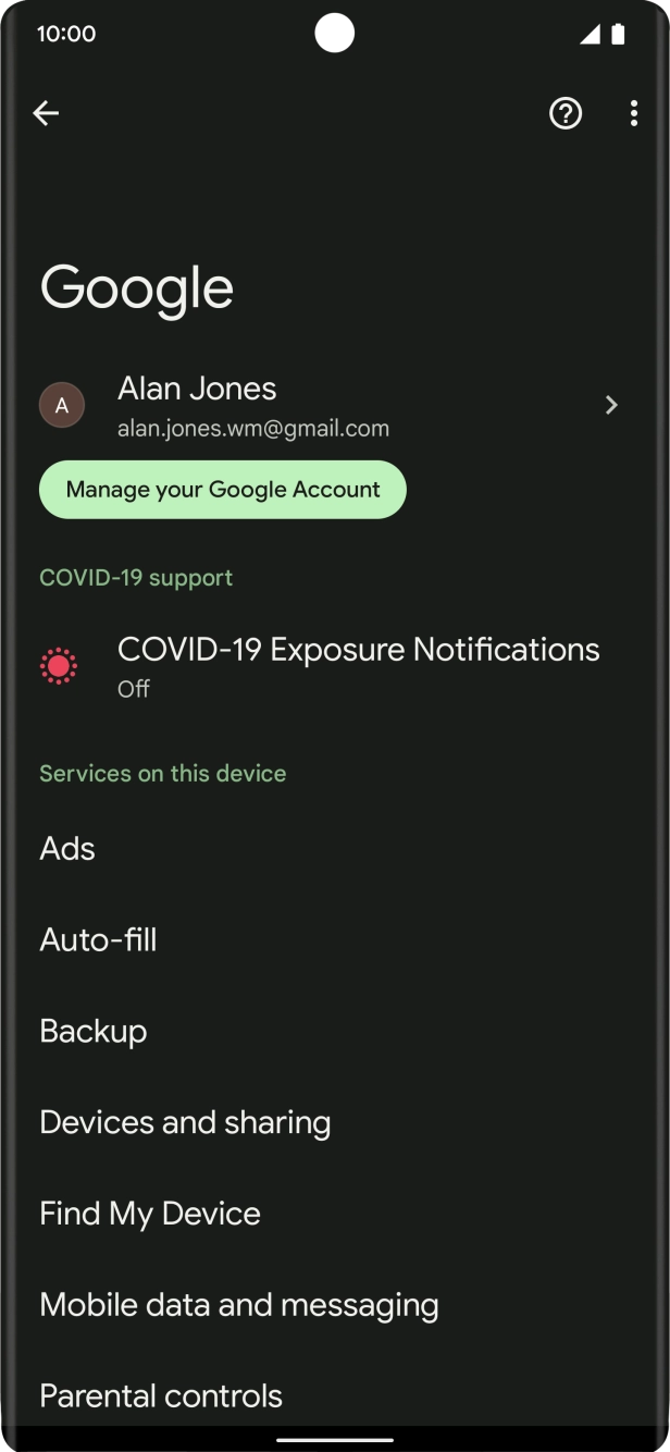 Press Find My Device. Press Find My Device.
